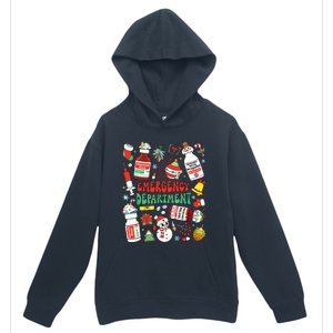 Christmas Er Nurse Emergency Department Er Ed Nurse Tech Urban Pullover Hoodie