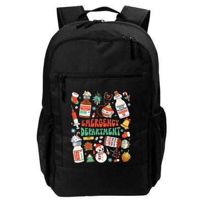 Christmas Er Nurse Emergency Department Er Ed Nurse Tech Backpack