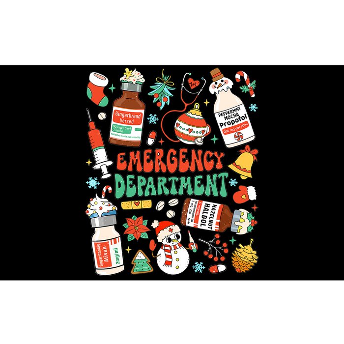 Christmas Er Nurse Emergency Department Er Ed Nurse Tech Bumper Sticker