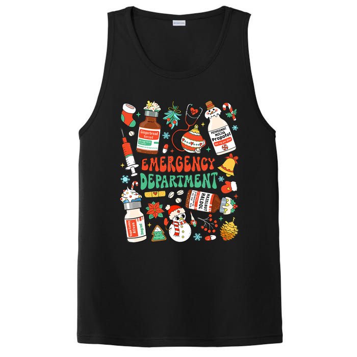 Christmas Er Nurse Emergency Department Er Ed Nurse Tech PosiCharge Competitor Tank