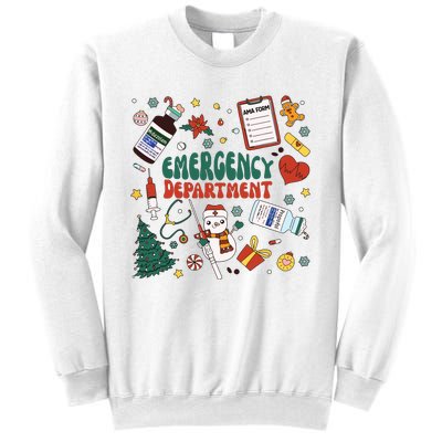 Christmas Er Nurse Shirts Women Emergency Department Nurse Sweatshirt