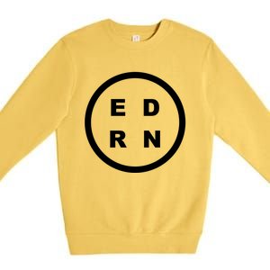 Cute Er Nurse Or Emergency Nurse Great Gift Premium Crewneck Sweatshirt