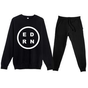 Cute Er Nurse Or Emergency Nurse Great Gift Premium Crewneck Sweatsuit Set