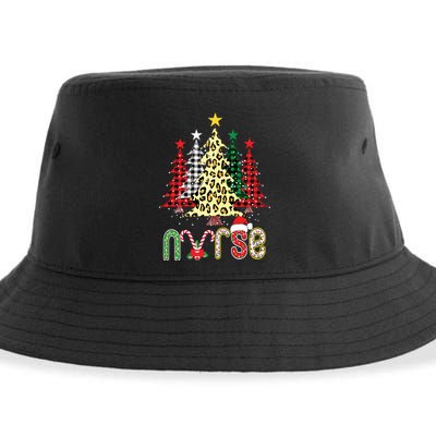 Christmas ER Nursing Xmas Tree Emergency Nurse Sustainable Bucket Hat