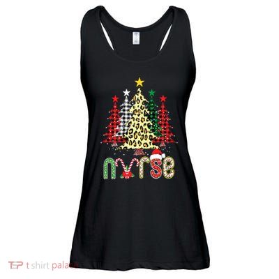 Christmas ER Nursing Xmas Tree Emergency Nurse Ladies Essential Flowy Tank
