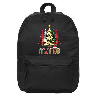 Christmas ER Nursing Xmas Tree Emergency Nurse 16 in Basic Backpack