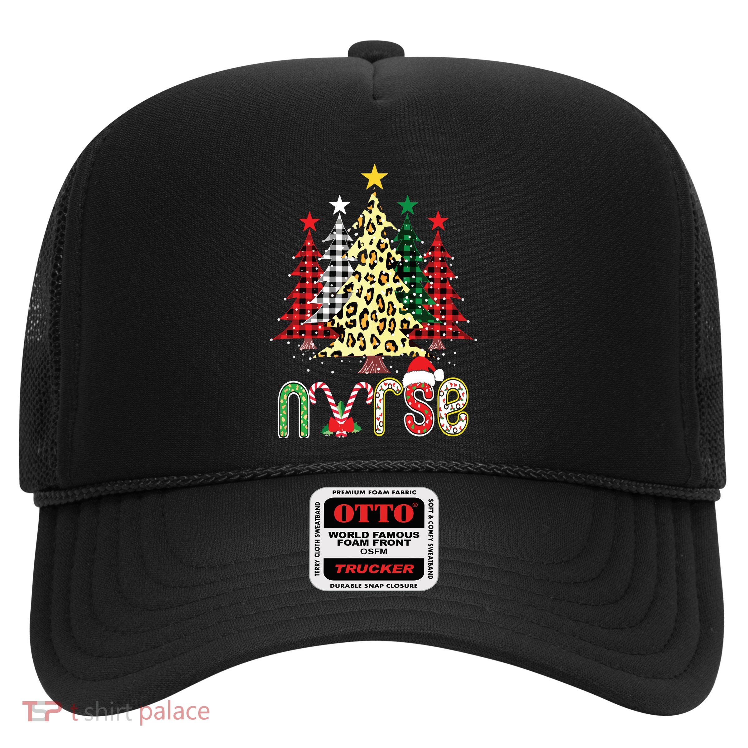 Christmas ER Nursing Xmas Tree Emergency Nurse Trucker Hat