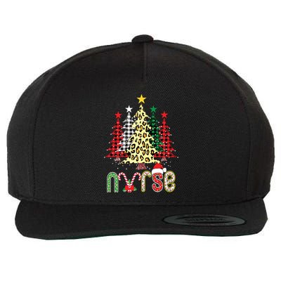 Christmas ER Nursing Xmas Tree Emergency Nurse Wool Snapback Cap