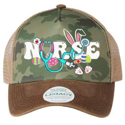 cute Easter Nurse easter bunny Easter Gifts For Nurses Legacy Tie Dye Trucker Hat