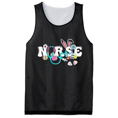 cute Easter Nurse easter bunny Easter Gifts For Nurses Mesh Reversible Basketball Jersey Tank