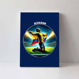 Cool Ecuador National Country Soccer Player Canvas