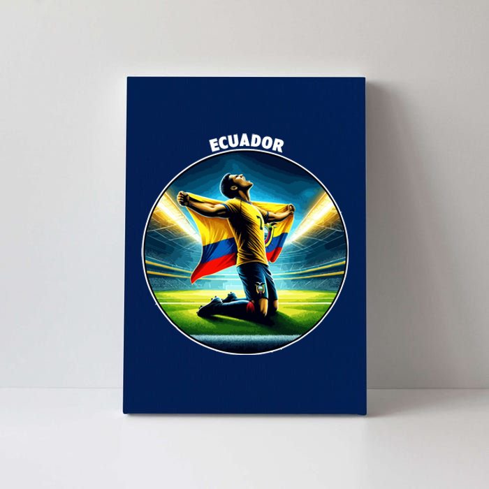 Cool Ecuador National Country Soccer Player Canvas