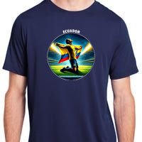 Cool Ecuador National Country Soccer Player Adult ChromaSoft Performance T-Shirt