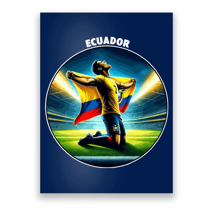 Cool Ecuador National Country Soccer Player Poster