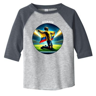 Cool Ecuador National Country Soccer Player Toddler Fine Jersey T-Shirt