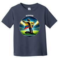 Cool Ecuador National Country Soccer Player Toddler T-Shirt