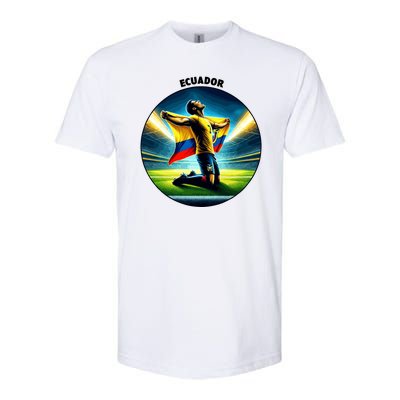 Cool Ecuador National Country Soccer Player Softstyle® CVC T-Shirt