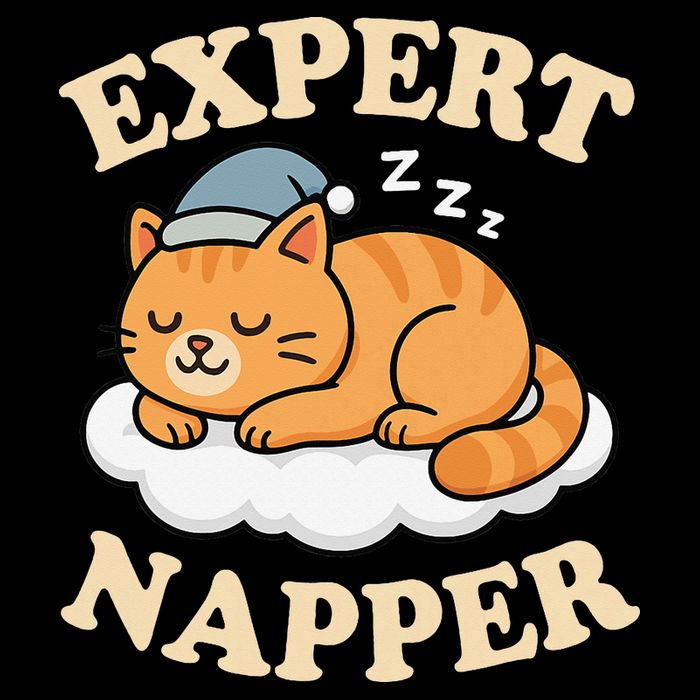 Cat Expert Napper Funny Kitty Sarcasm Humor Cat Saying 16 in Basic Backpack