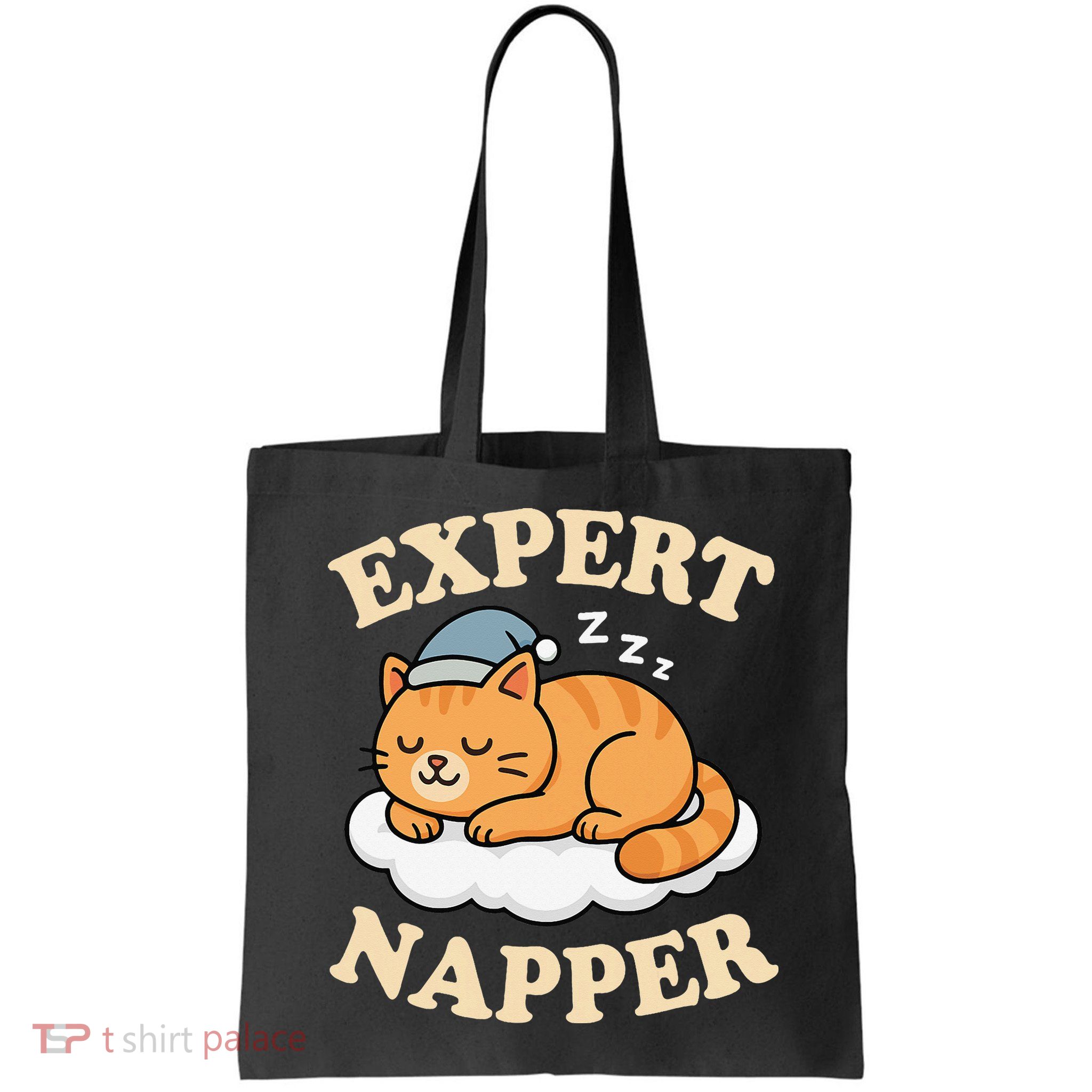 Cat Expert Napper Funny Kitty Sarcasm Humor Cat Saying Bag