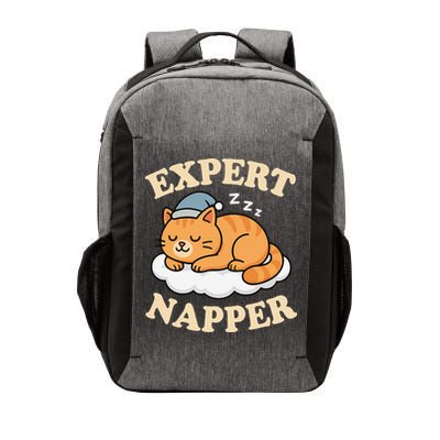 Cat Expert Napper Funny Kitty Sarcasm Humor Cat Saying Vector Backpack