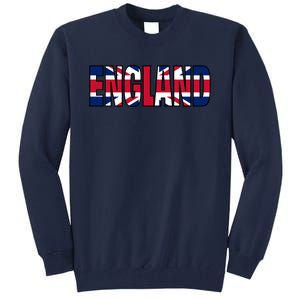 Cool England Name Flag Tall Sweatshirt