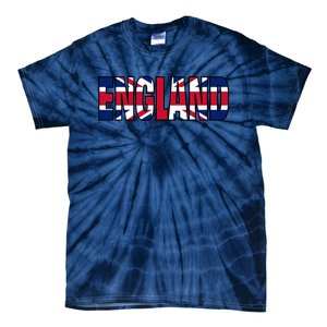 Cool England Name Flag Tie-Dye T-Shirt