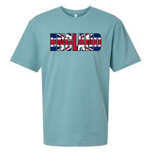 Cool England Name Flag Sueded Cloud Jersey T-Shirt