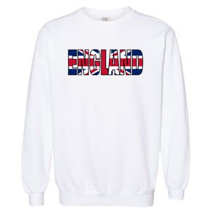 Cool England Name Flag Garment-Dyed Sweatshirt