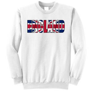 Cool England Name Flag Sweatshirt