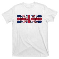 Cool England Name Flag T-Shirt