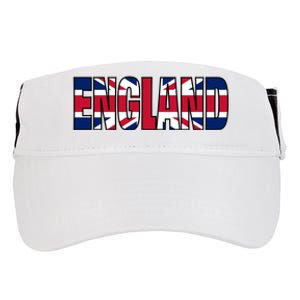 Cool England Name Flag Adult Drive Performance Visor