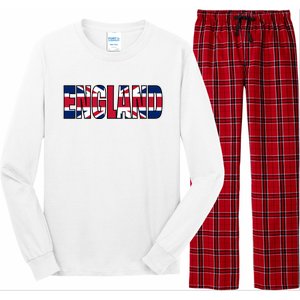 Cool England Name Flag Long Sleeve Pajama Set