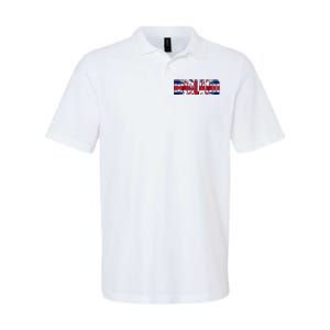 Cool England Name Flag Softstyle Adult Sport Polo