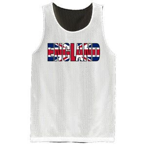 Cool England Name Flag Mesh Reversible Basketball Jersey Tank