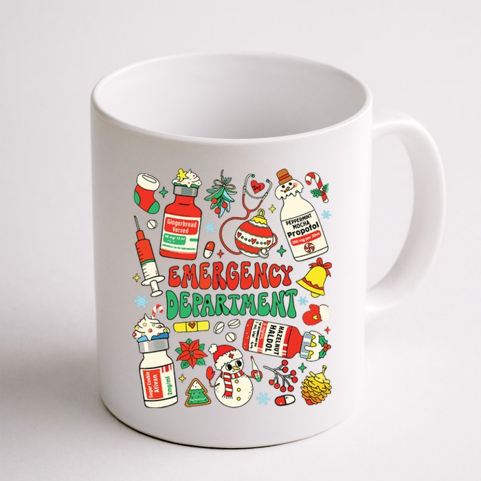 Christmas Er Nurse Emergency Department Er Ed Nurse Tech Coffee Mug