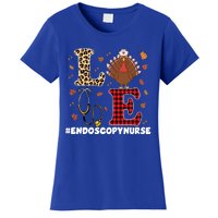 Cute Endoscopy Nurse Thanksgiving Costume With Stethoscope Gift Women's T-Shirt