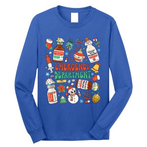 Christmas ER Nurse Emergency Department ER Ed Nurse Tech Long Sleeve Shirt