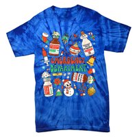 Christmas ER Nurse Emergency Department ER Ed Nurse Tech Tie-Dye T-Shirt