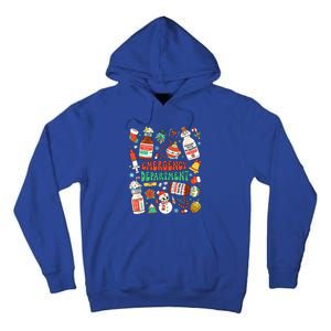 Christmas ER Nurse Emergency Department ER Ed Nurse Tech Tall Hoodie