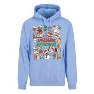 Christmas ER Nurse Emergency Department ER Ed Nurse Tech Unisex Surf Hoodie