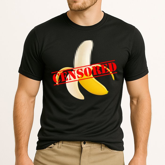 Censored Naked Banana Cooling Performance Crew T-Shirt
