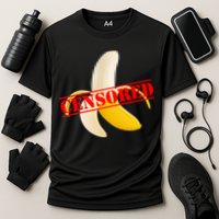 Censored Naked Banana Cooling Performance Crew T-Shirt