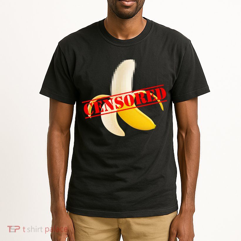 Censored Naked Banana Tall T-Shirt