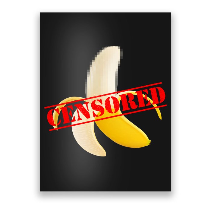 Censored Naked Banana Poster
