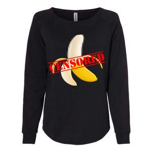 Censored Naked Banana Womens California Wash Sweatshirt