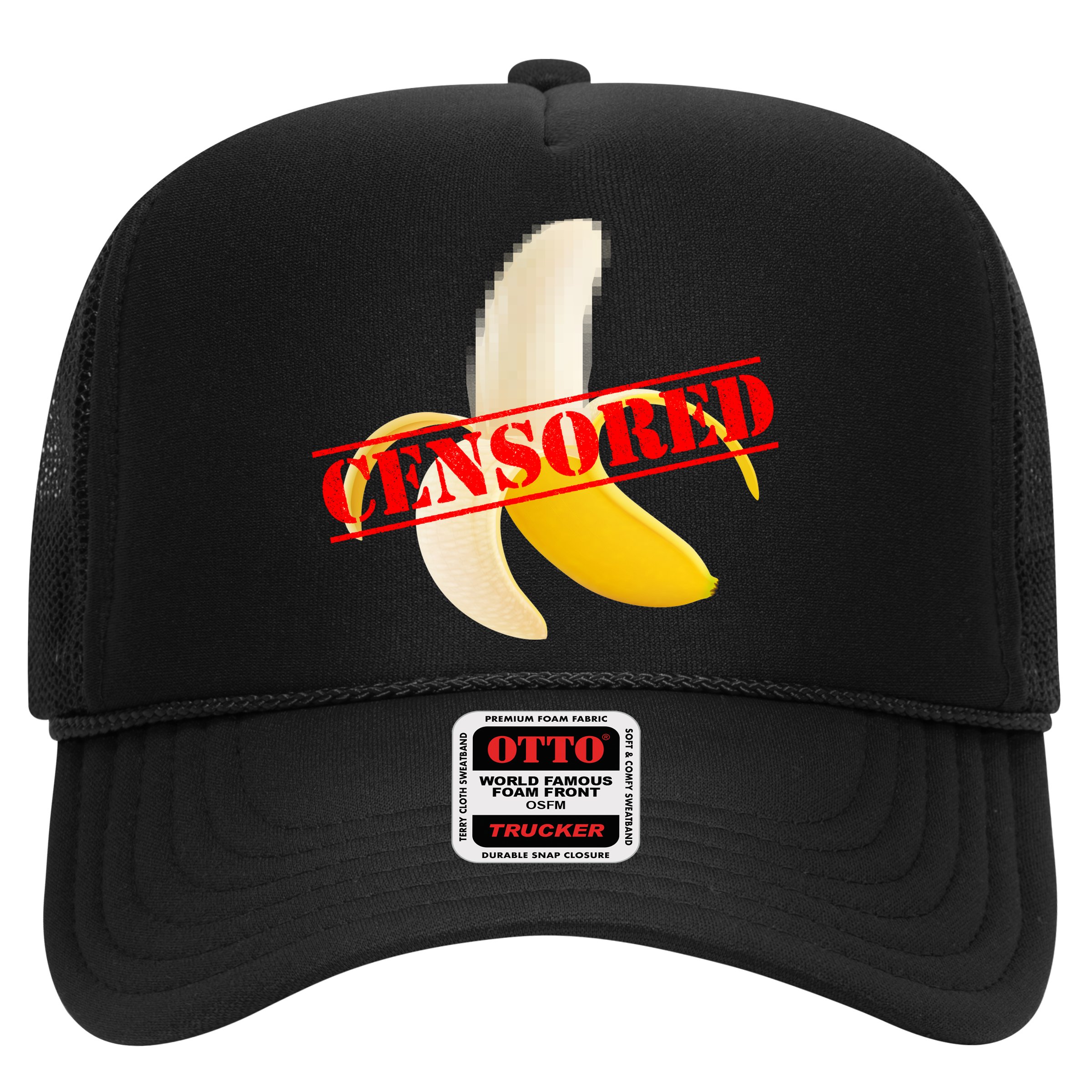 Censored Naked Banana Hat