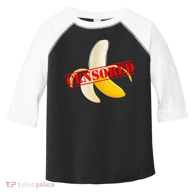 Censored Naked Banana Toddler Fine Jersey T-Shirt