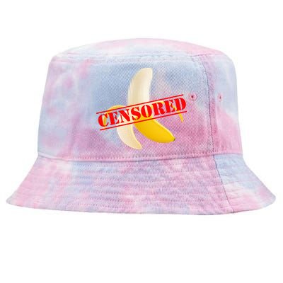 Censored Naked Banana Tie-Dyed Bucket Hat