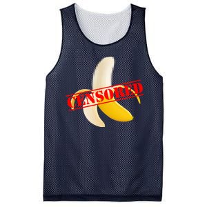 Censored Naked Banana Mesh Reversible Basketball Jersey Tank