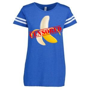 Censored Naked Banana Enza Ladies Jersey Football T-Shirt